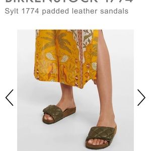 BIRKENSTOCK SYLT 1774 PADDED LEATHER SANDALS